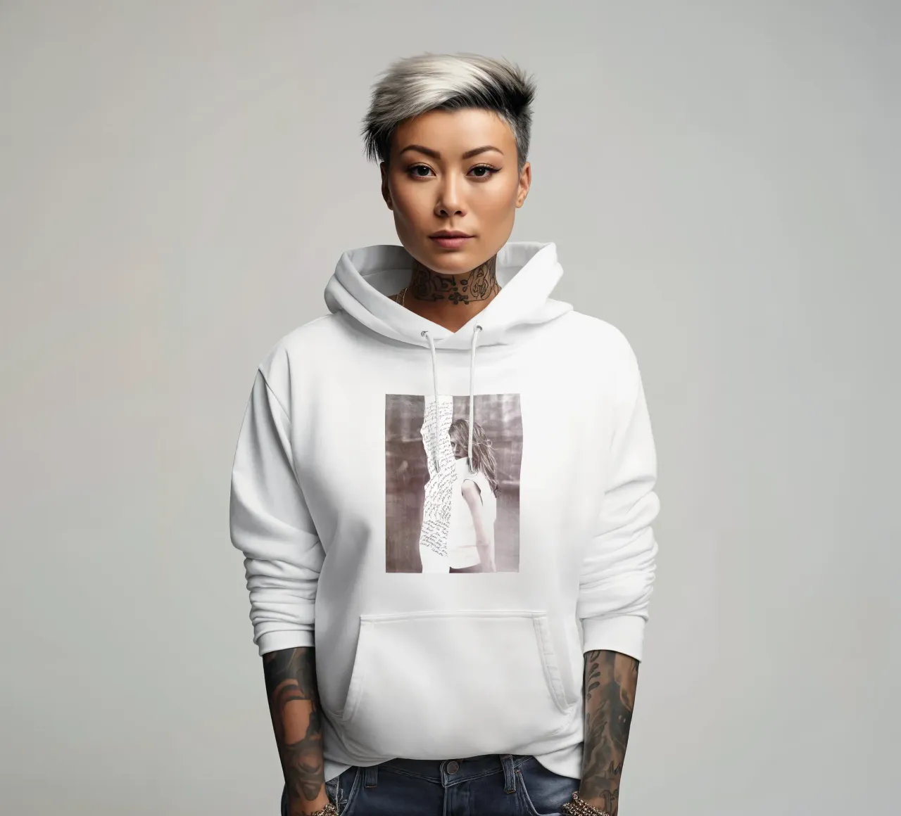 Scribble hoodie by dekonstruktiv