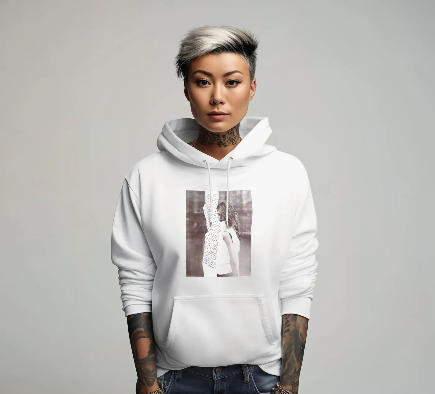 Scribble hoodie by dekonstruktiv
