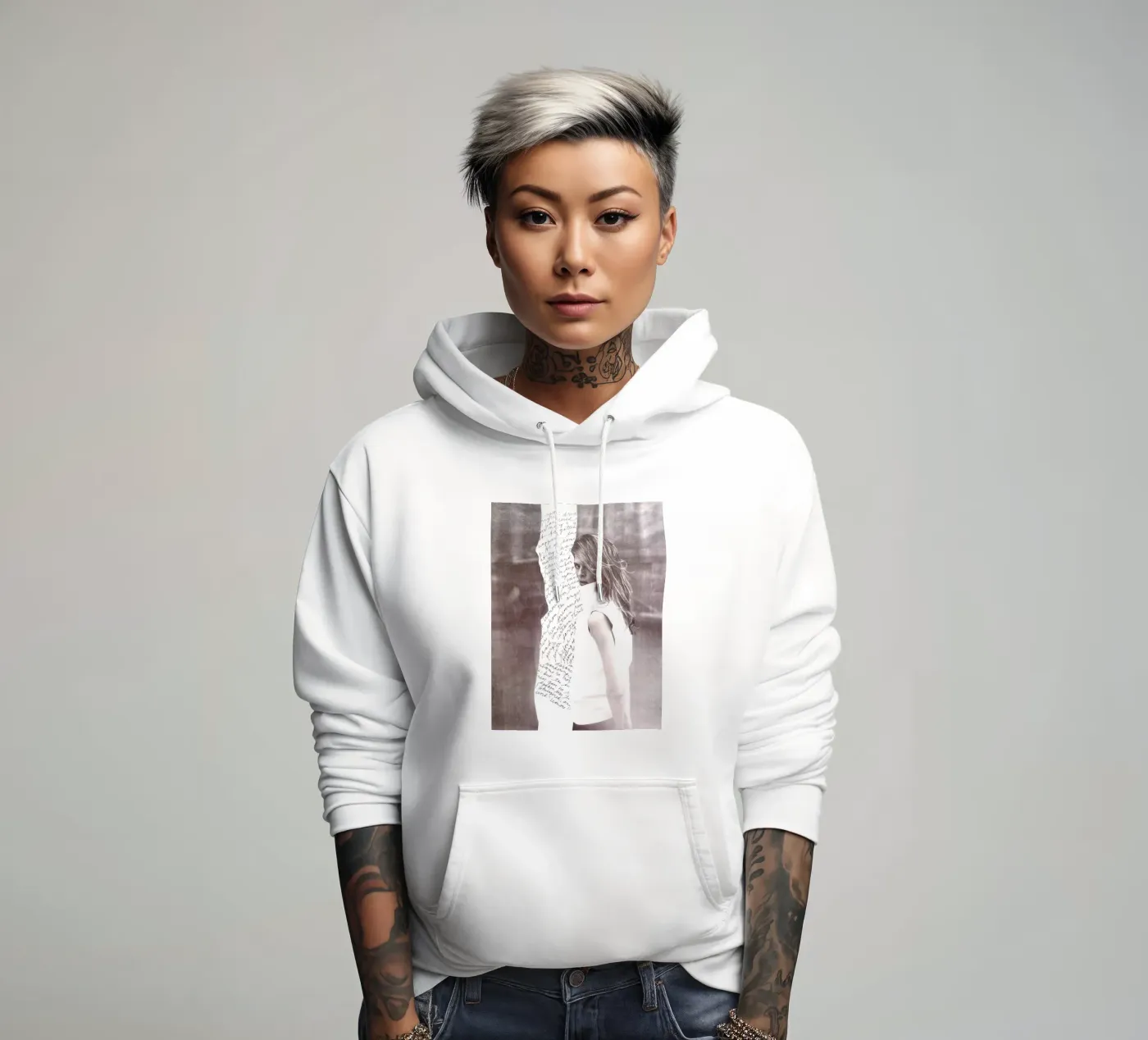 Scribble hoodie by dekonstruktiv