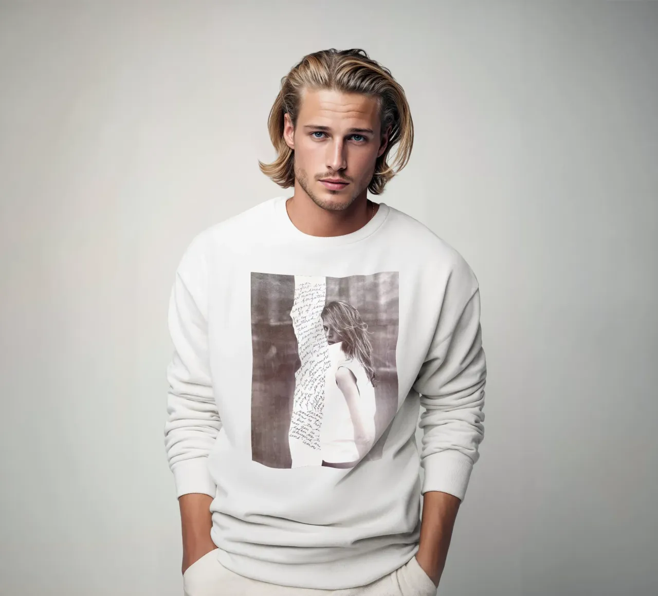 Scribble sweatshirt by dekonstruktiv