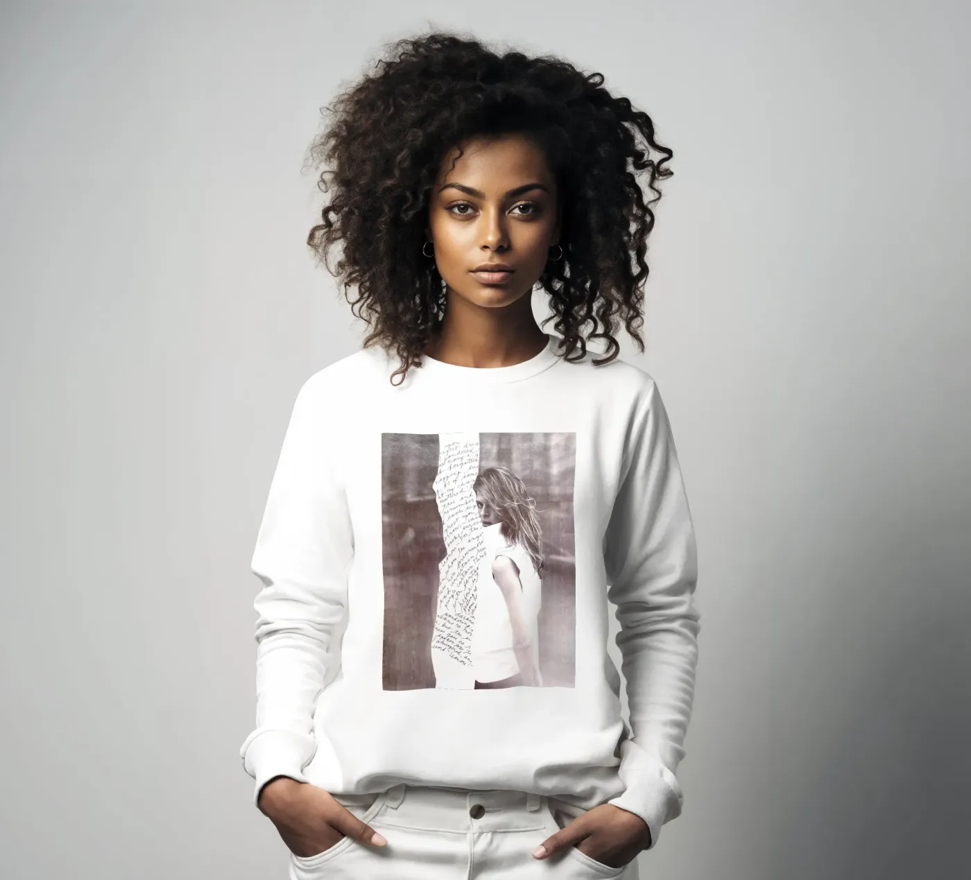 Gekritzel Sweatshirt von dekonstruktiv