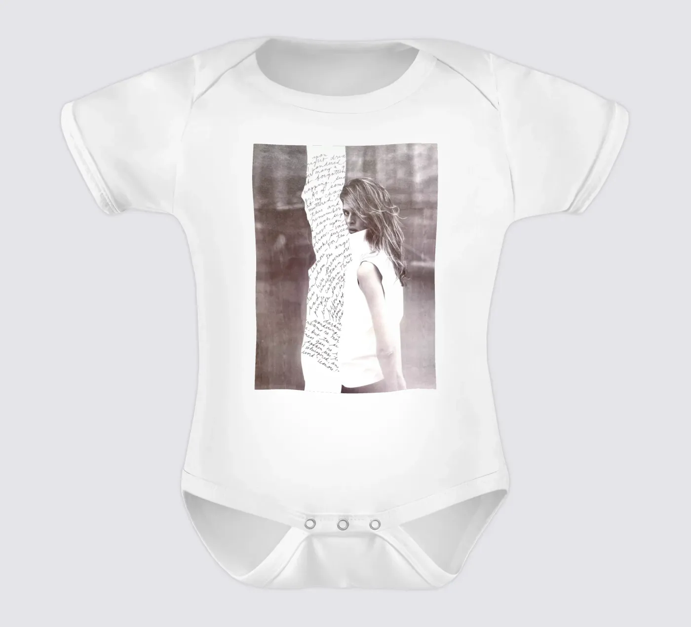 Scribble body neonato maniche corte da dekonstruktiv