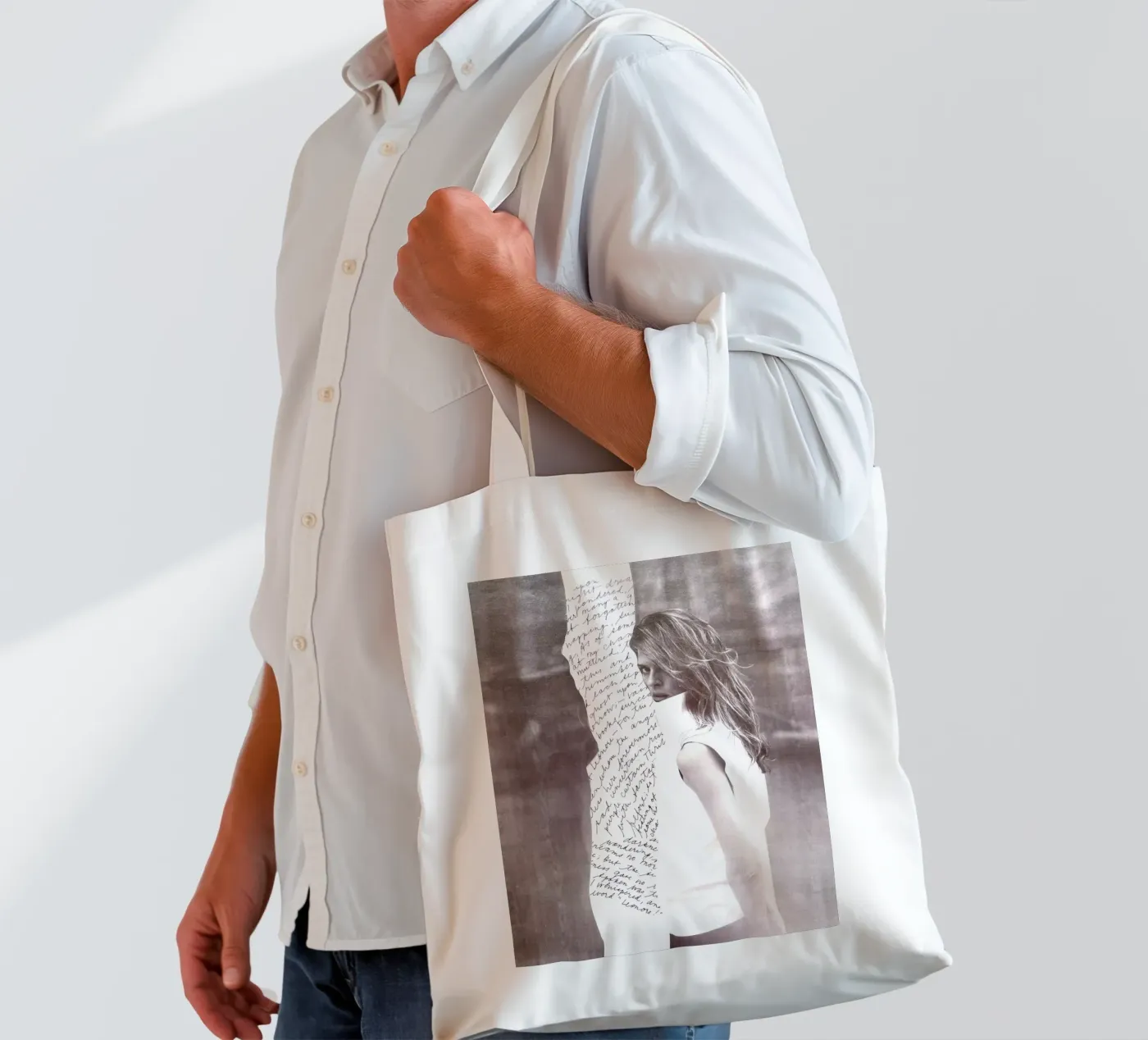 Scribble tote bag by dekonstruktiv