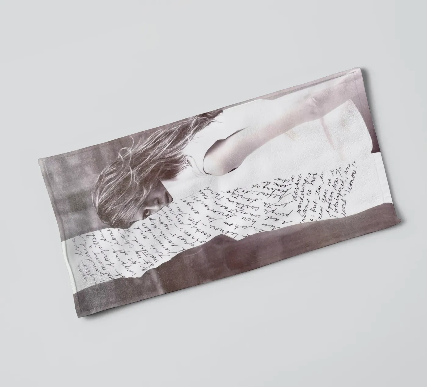 Scribble asciugamano da bagno da dekonstruktiv