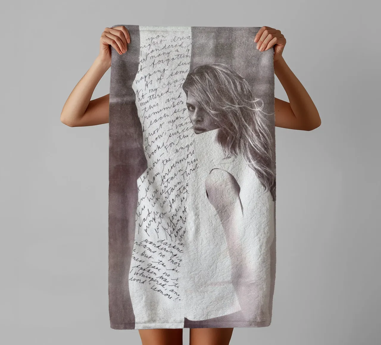 Scribble towel by dekonstruktiv