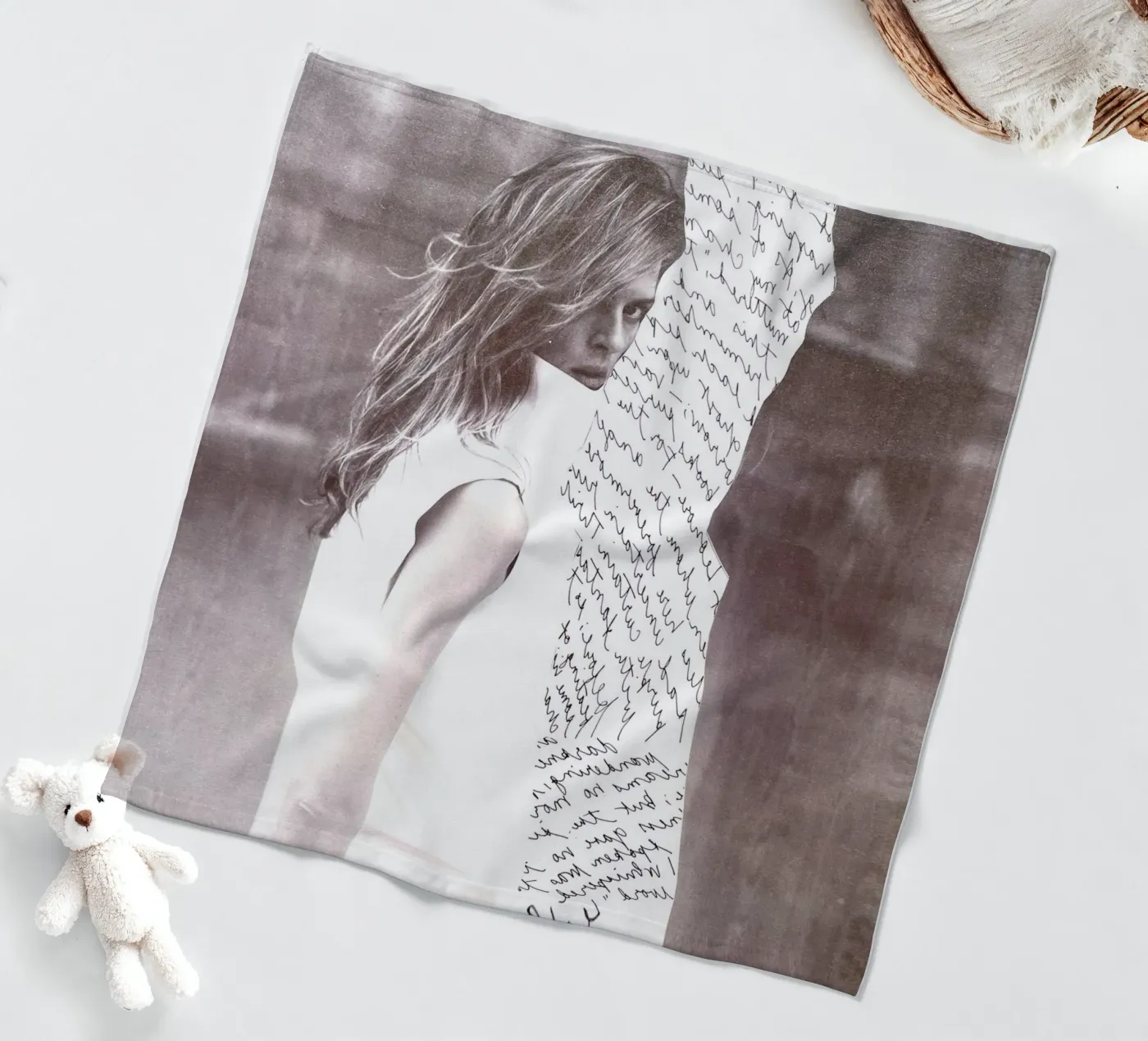 Gribouillis plaid polaire de dekonstruktiv