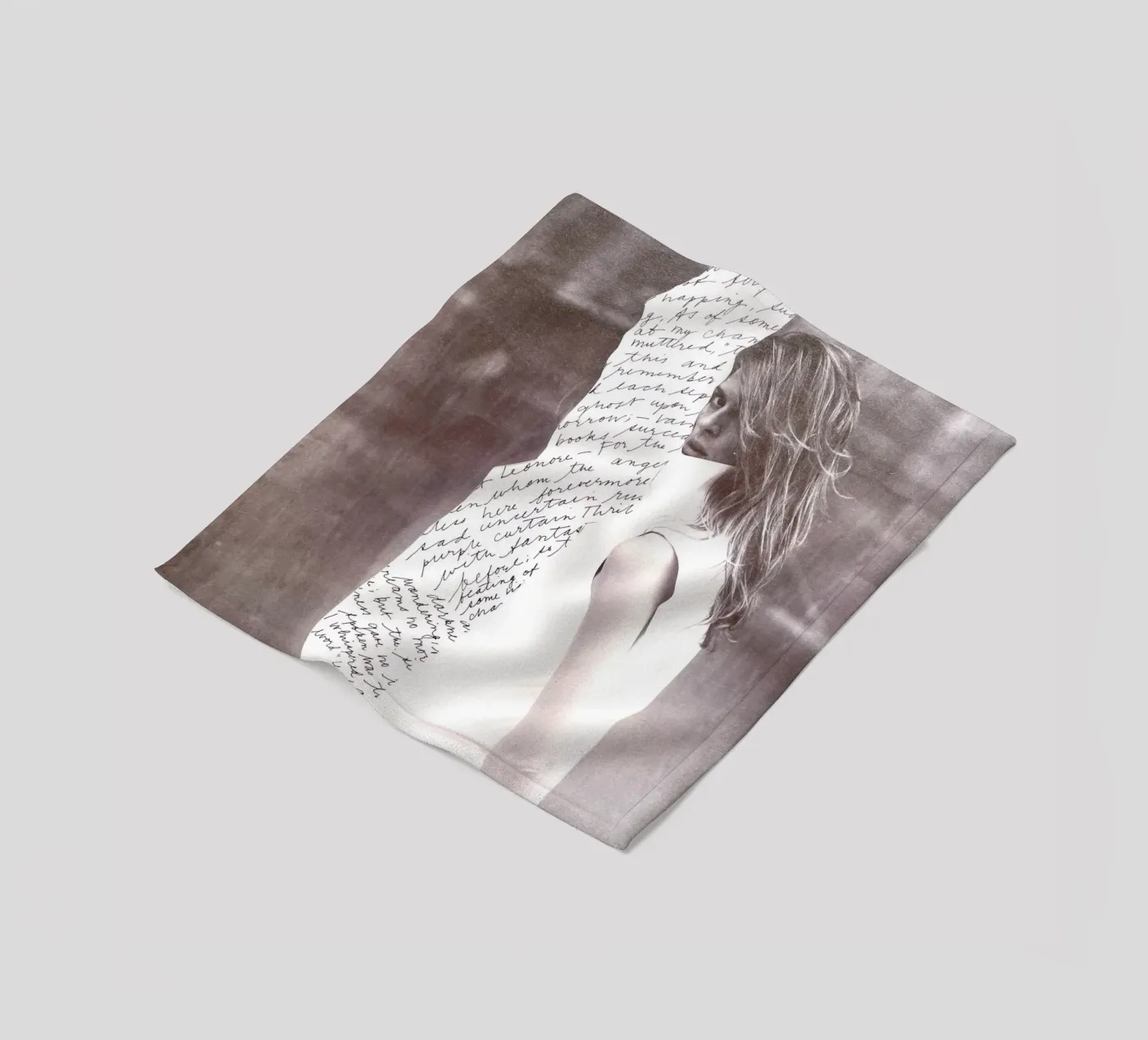 Gribouillis plaid polaire de dekonstruktiv