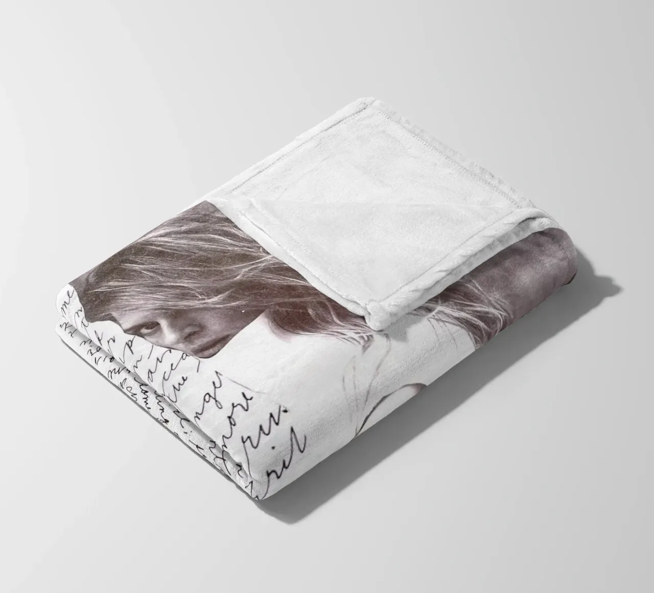 Scribble fleece blanket by dekonstruktiv