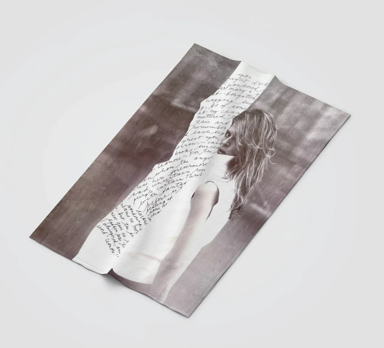 Scribble fleece blanket by dekonstruktiv