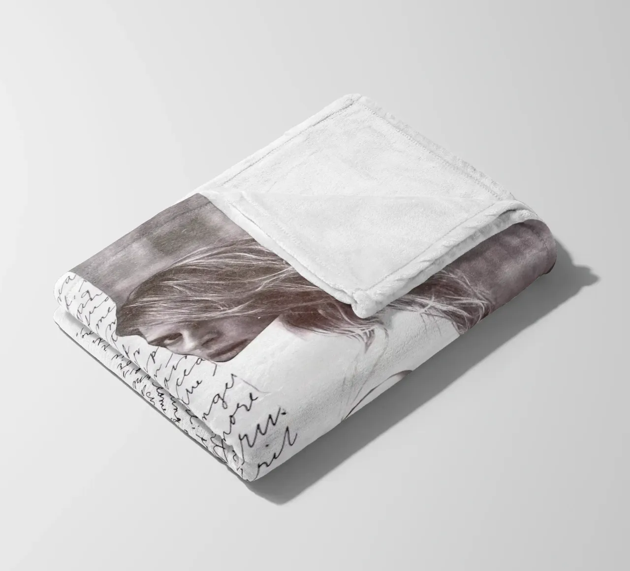 Scribble fleece blanket by dekonstruktiv