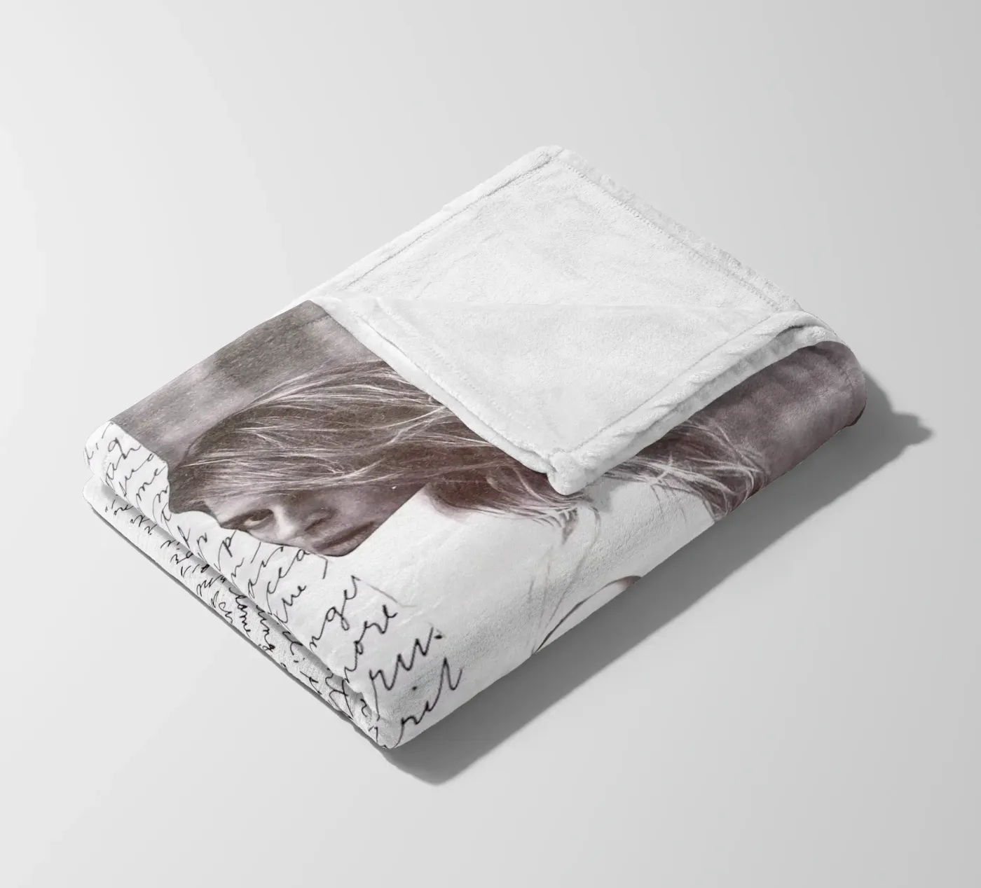 Scribble fleece blanket by dekonstruktiv