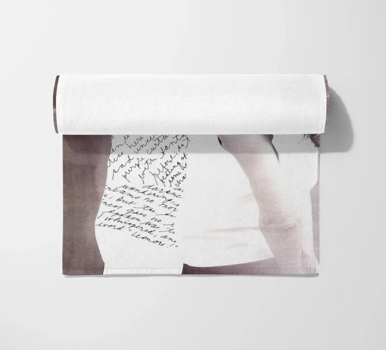 Scribble beach towel by dekonstruktiv