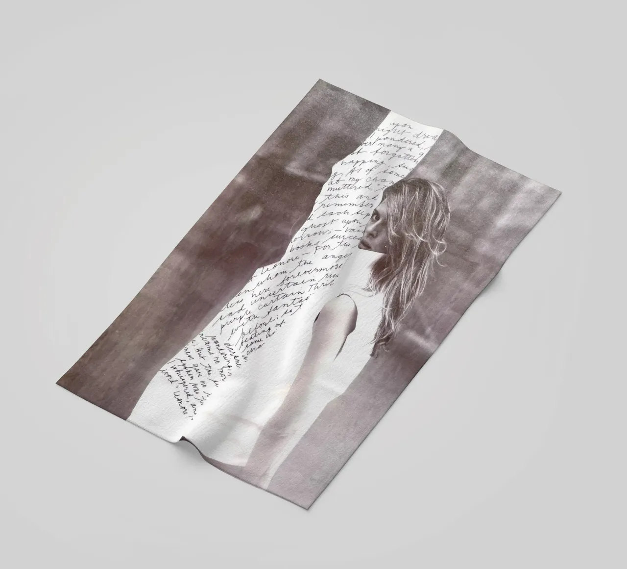 Scribble beach towel by dekonstruktiv