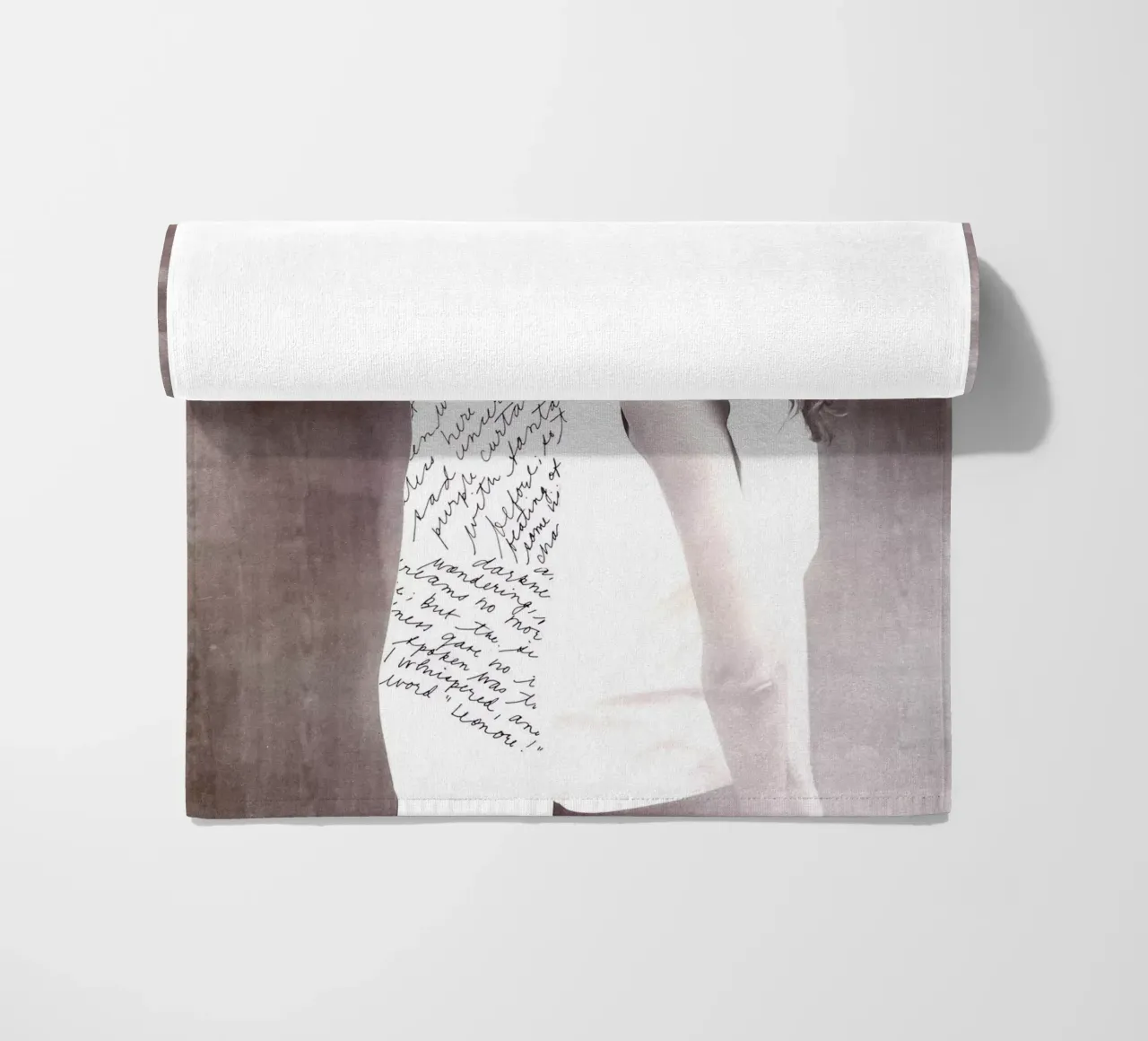 Scribble beach towel by dekonstruktiv