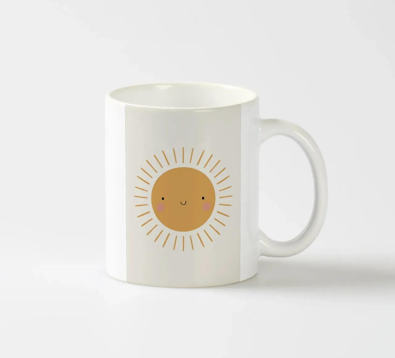 Un sole carino tazza in ceramica da kakaka