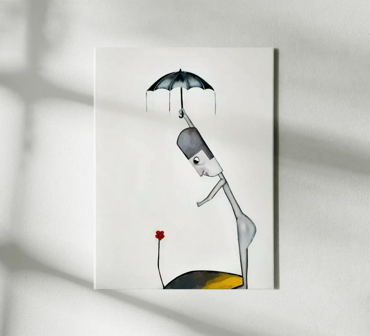 Man in the Rain tela da Leslie Greenrod