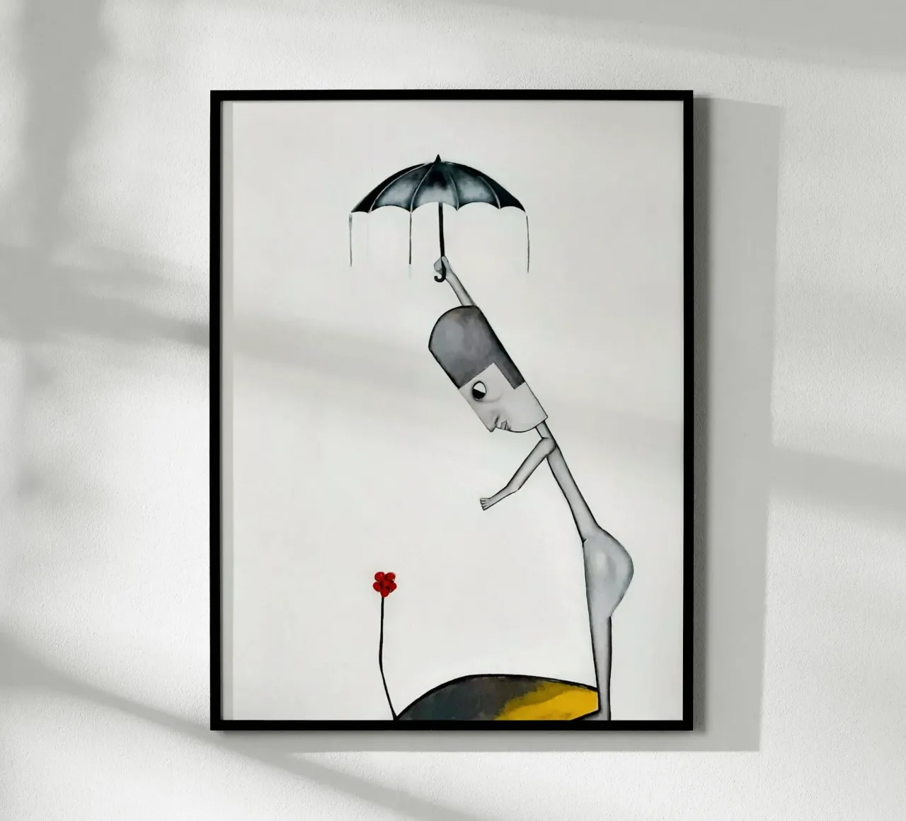 Man in the Rain poster da Leslie Greenrod