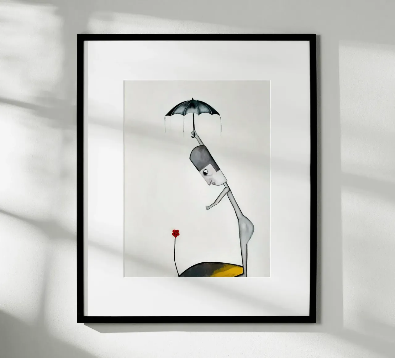 Man in the Rain poster da Leslie Greenrod