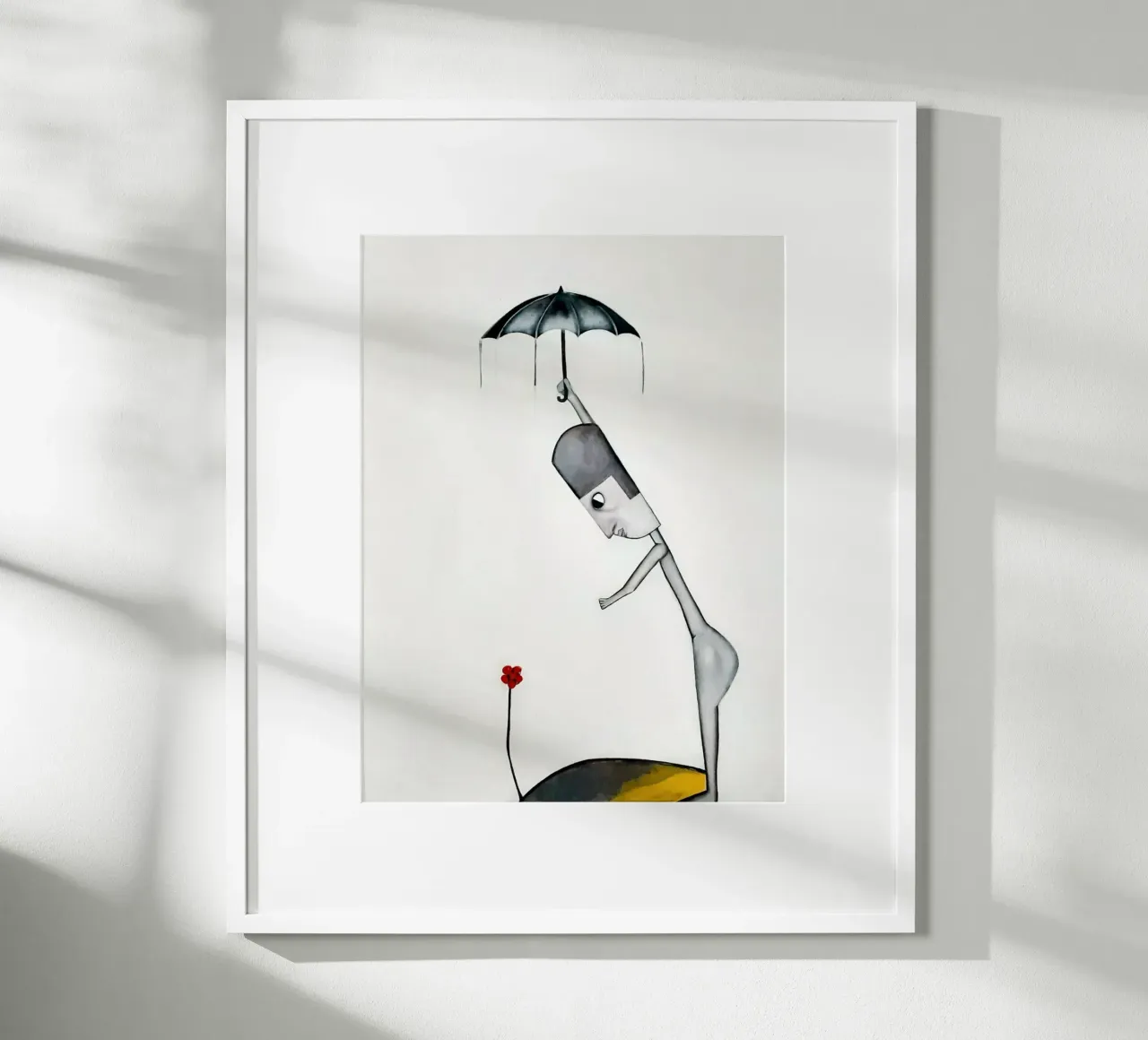 Man in the Rain poster da Leslie Greenrod