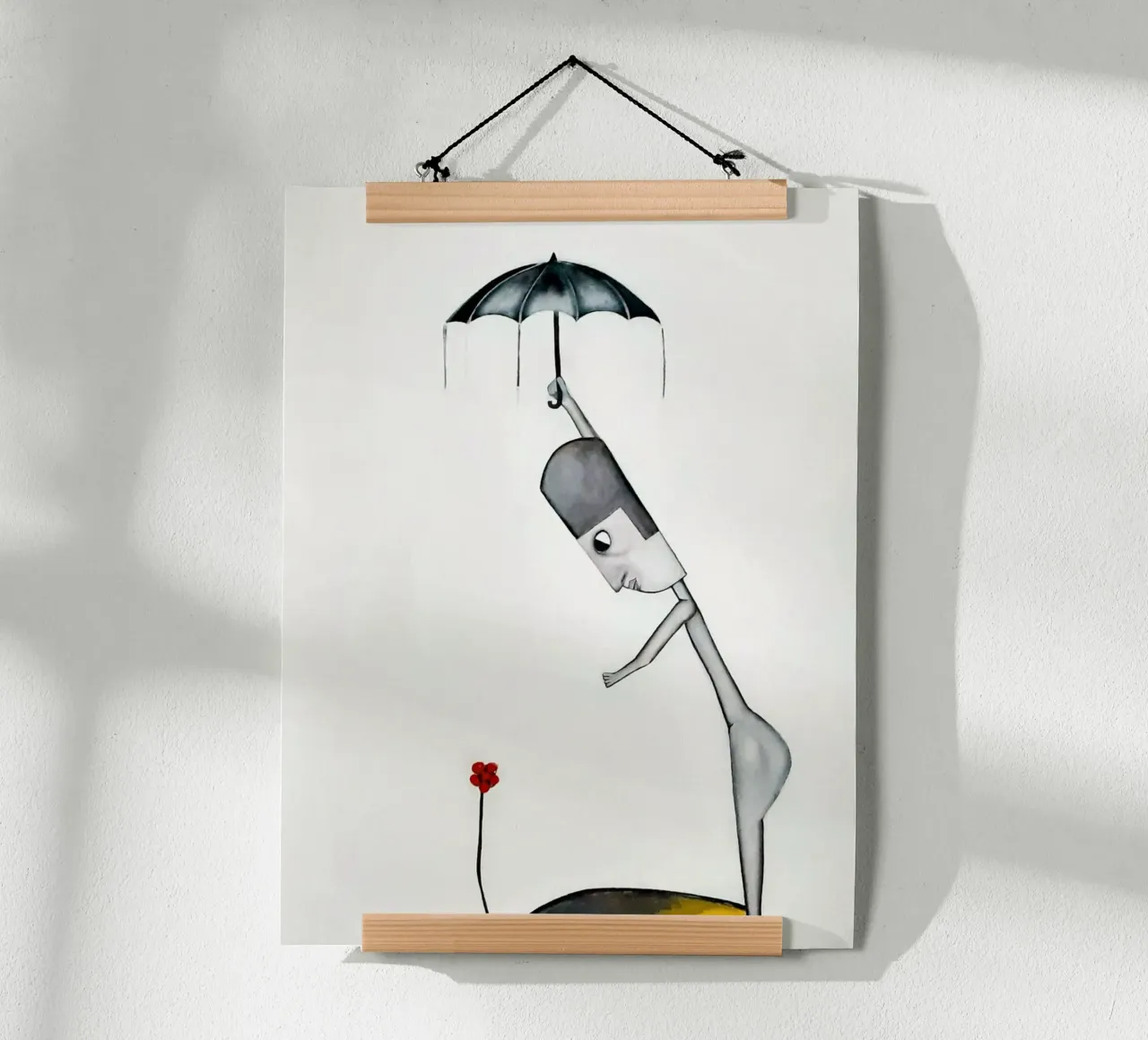 Man in the Rain poster da Leslie Greenrod