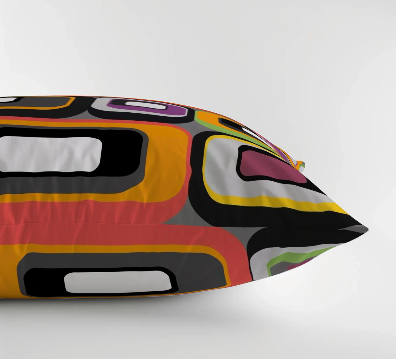 Abstract mid-century geometric pattern cuscino da good-vibes