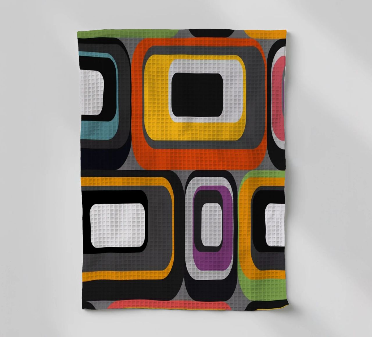 Abstract mid-century geometric pattern canovaccio da cucina da good-vibes