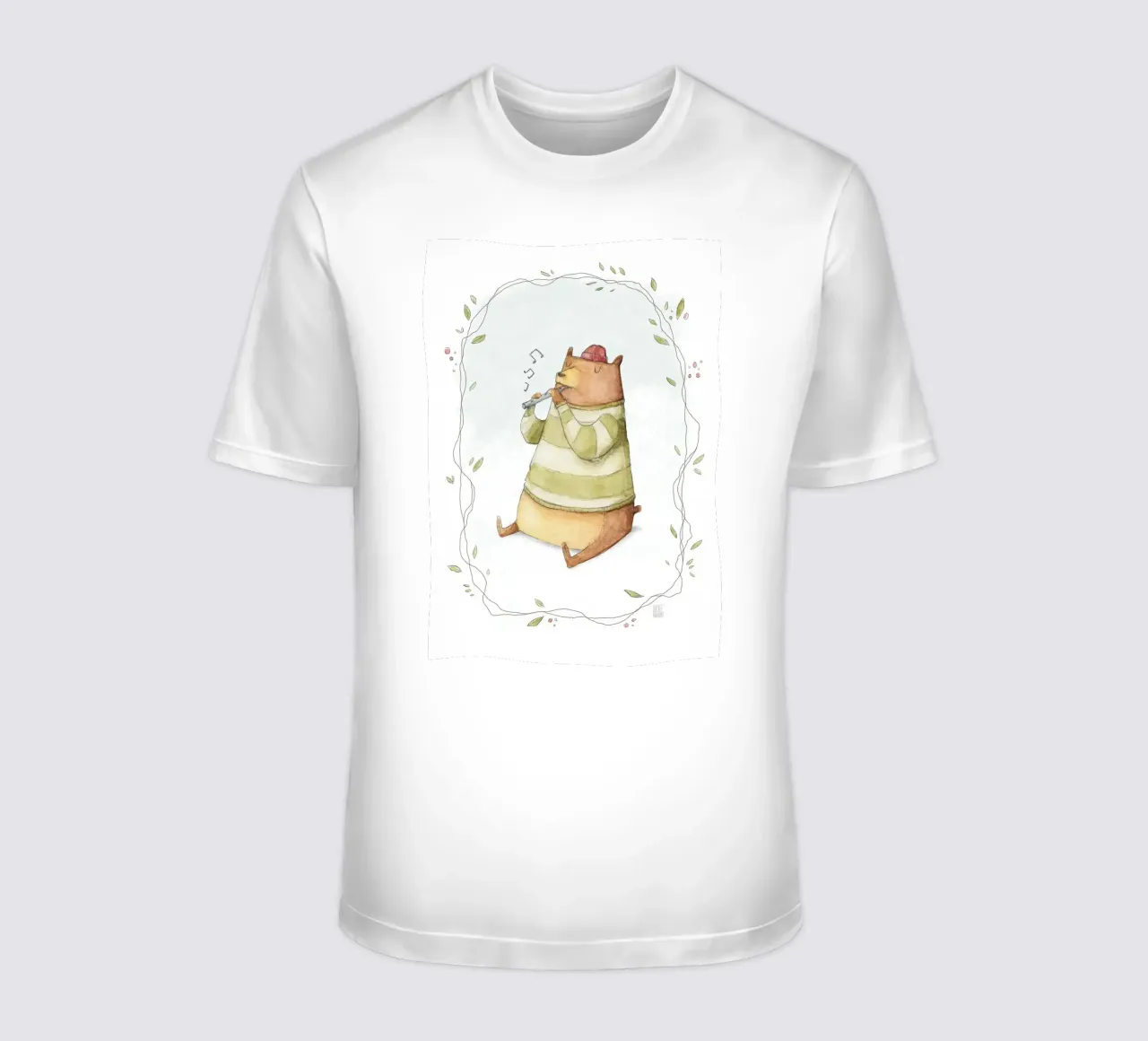 Orso felice t-shirt da kakaka