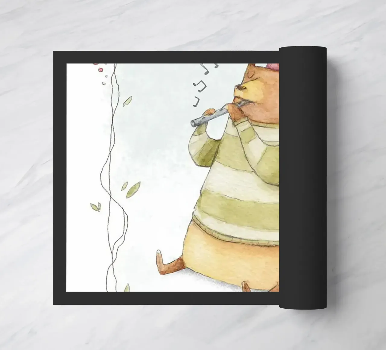 Orso felice zerbino da kakaka