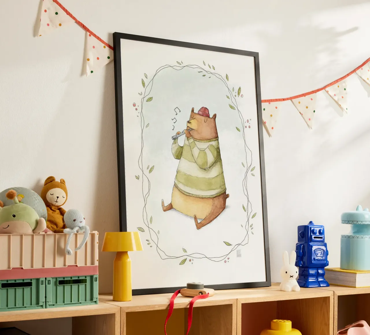 Orso felice carta hahnemühle da kakaka