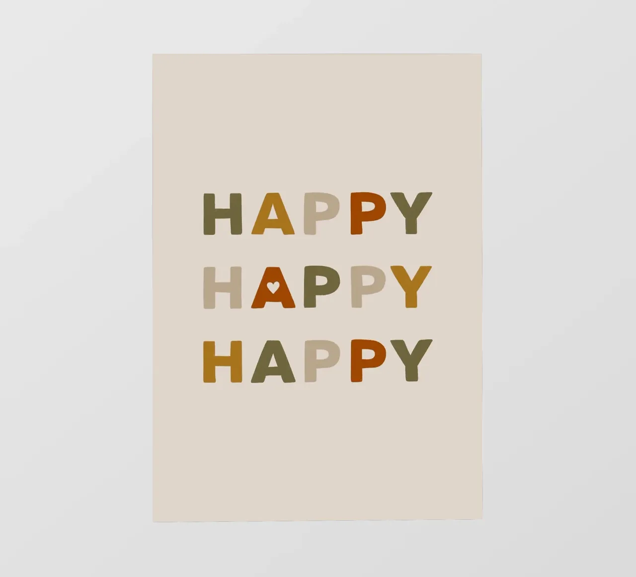 Happy Happy Happy telo in pvc da kakaka