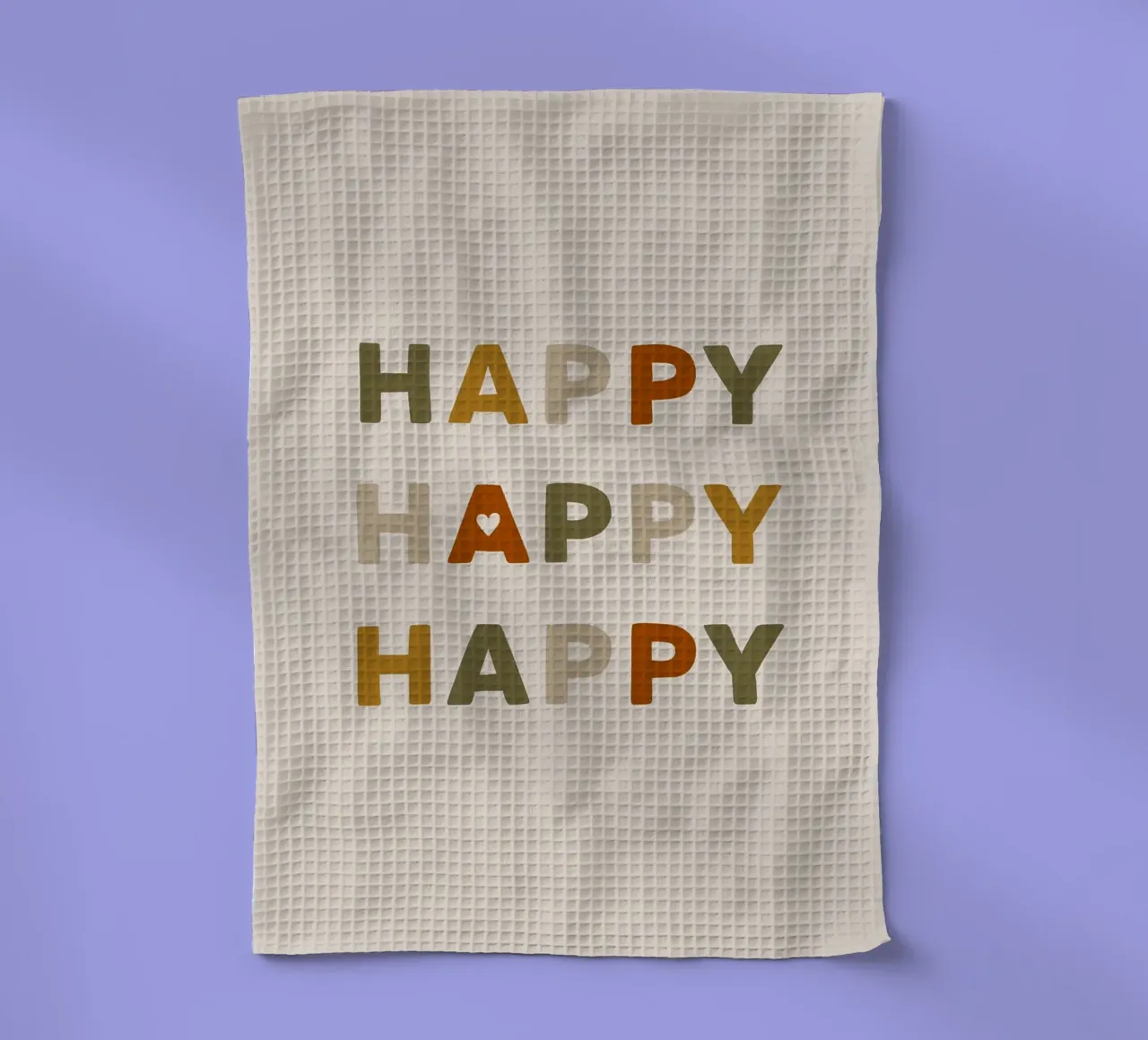 Happy Happy Happy canovaccio da cucina da kakaka