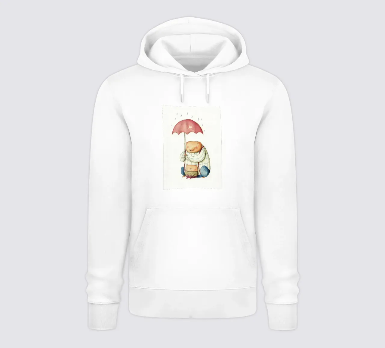 Sono qui per te felpa con cappuccio da kakaka