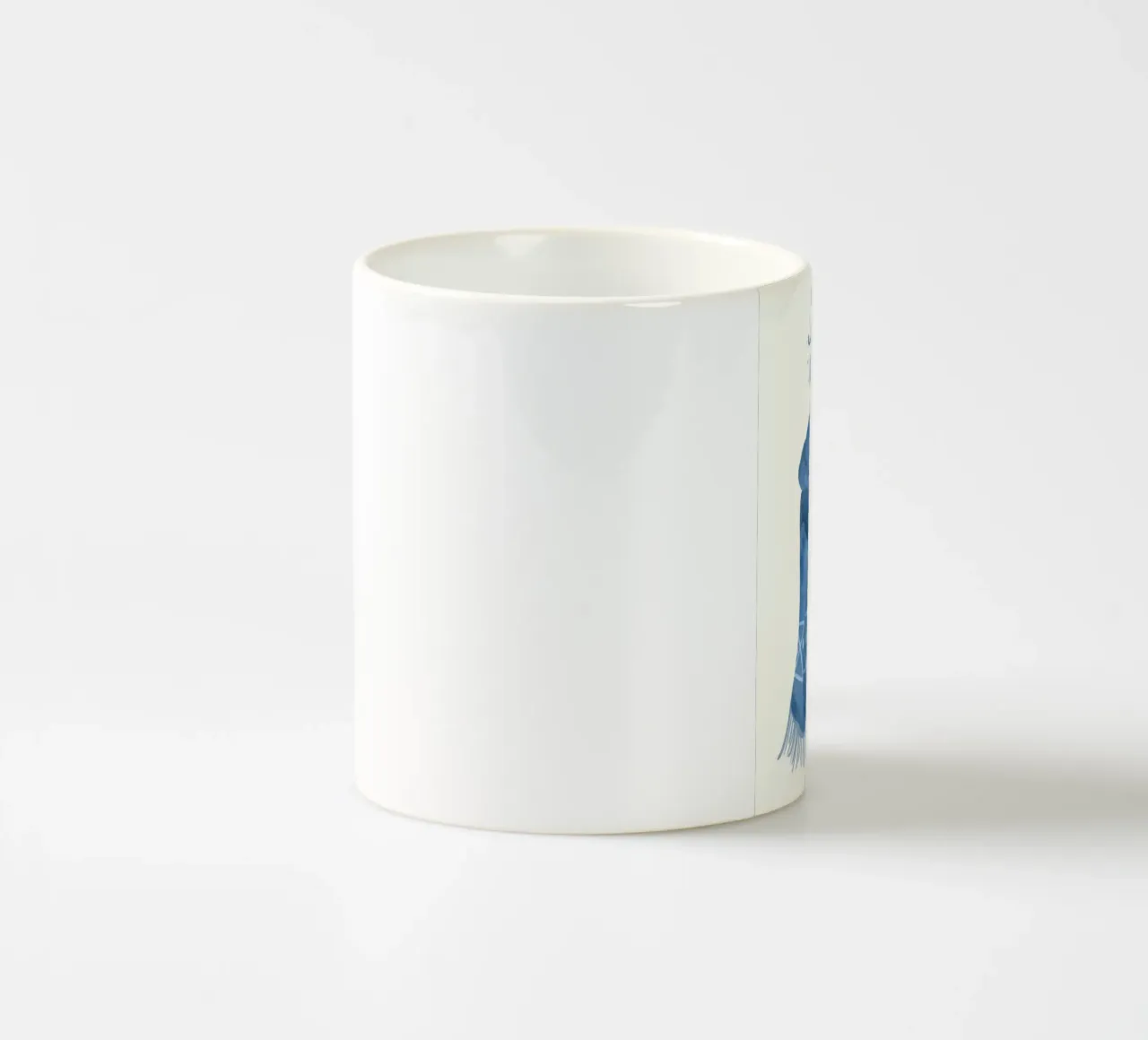Sciarpa blu Hello Winter tazza in ceramica da kakaka