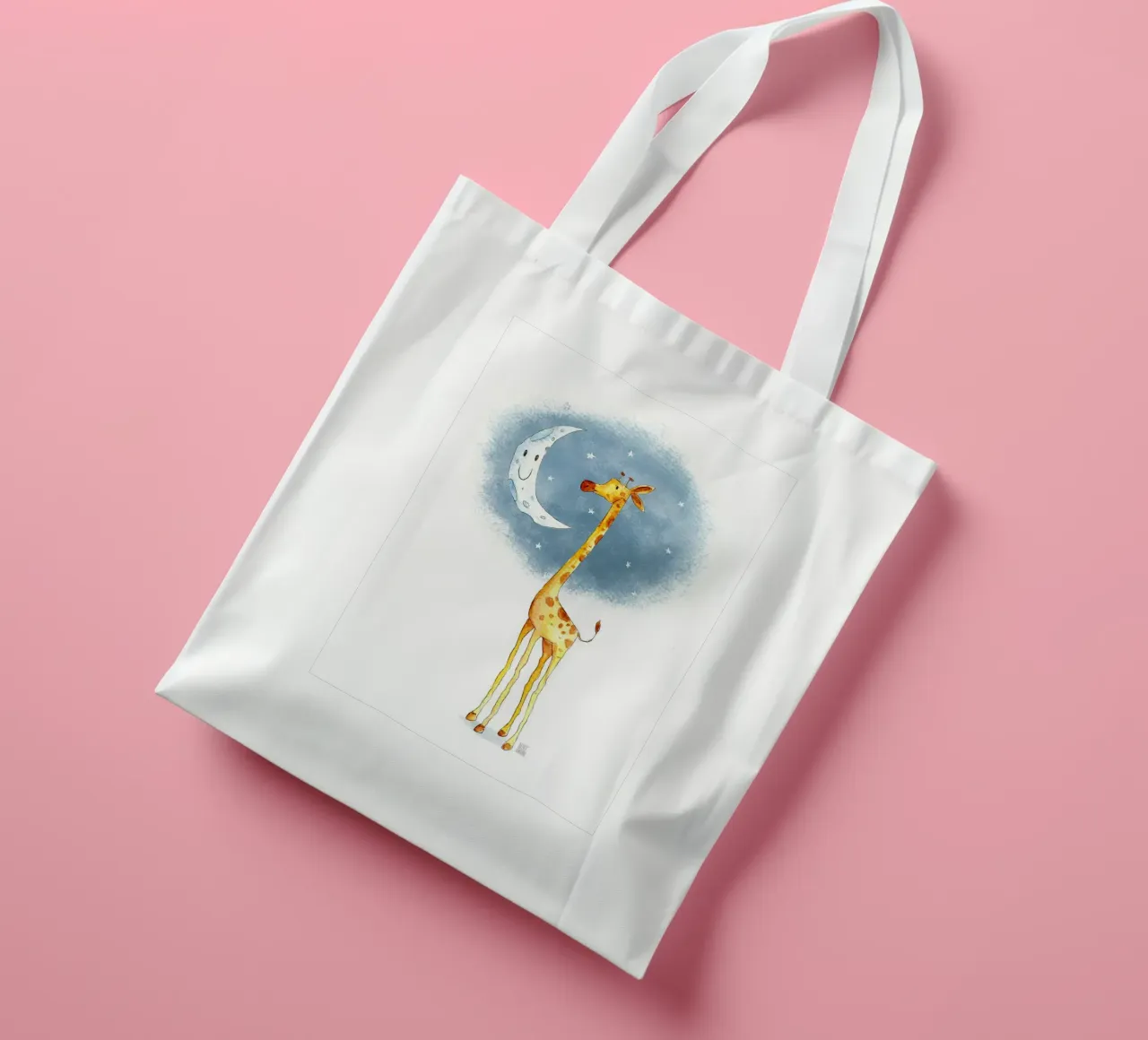 Hello Moon borsa in juta da kakaka