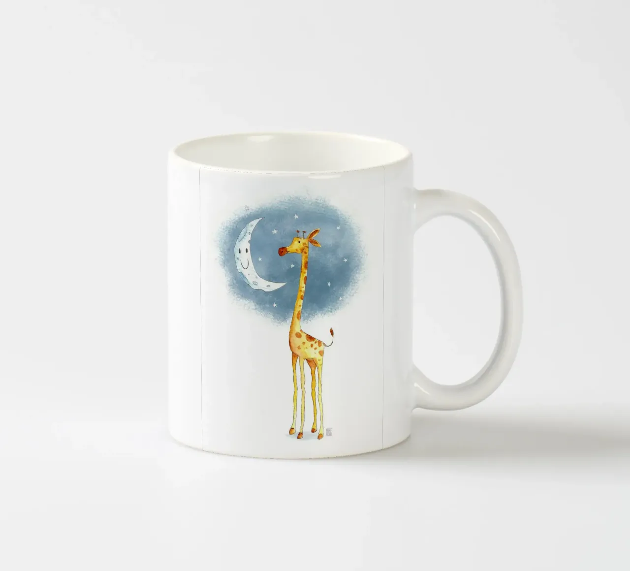 Hello Moon tazza in ceramica da kakaka