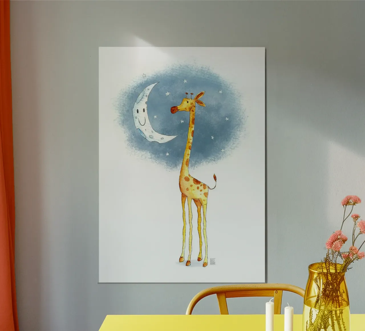 Hello Moon poster da kakaka