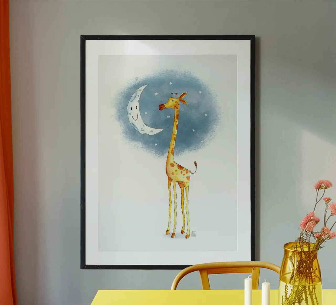 Hello Moon poster da kakaka