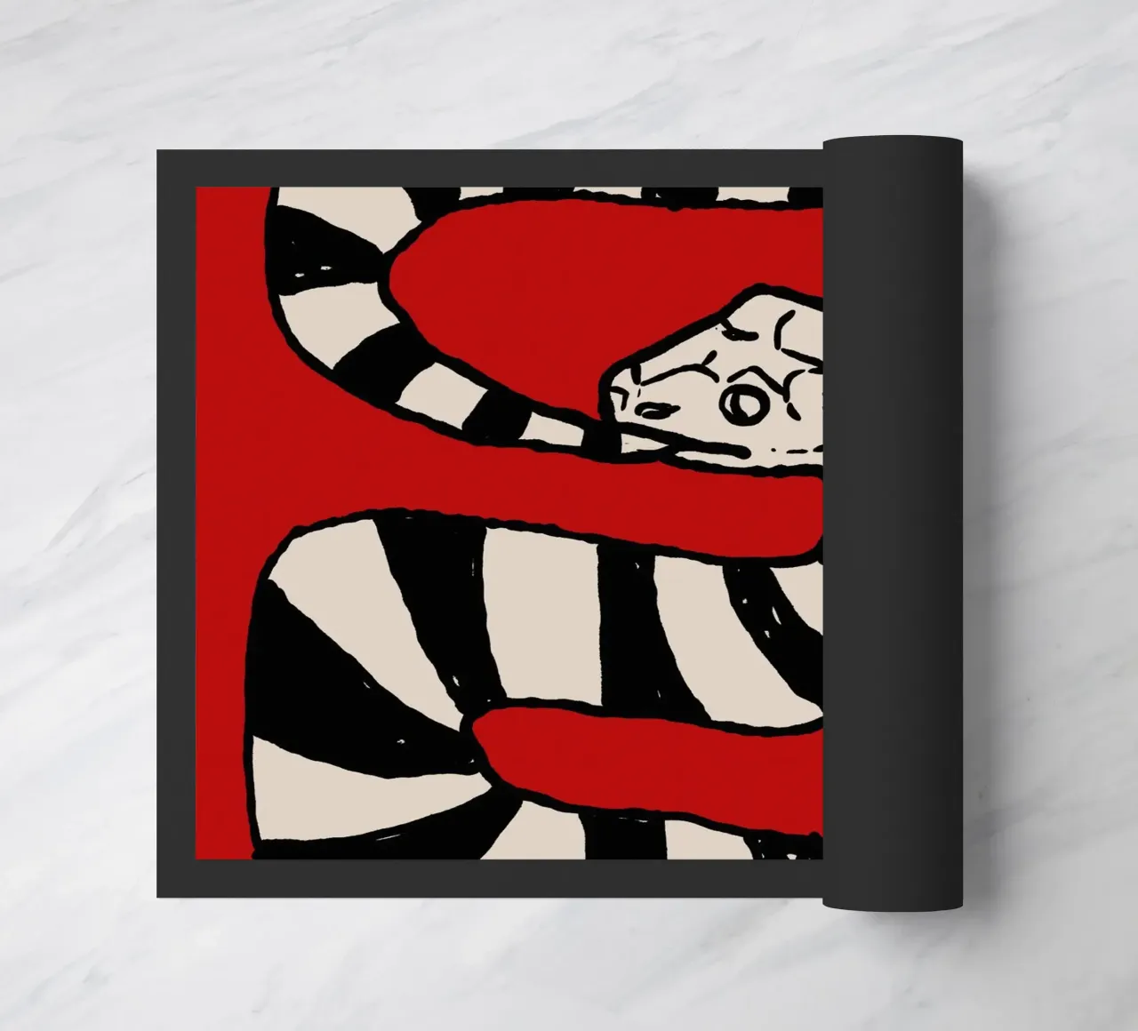 The Snake Eating Tail No2 zerbino da TijanaArtStudio88