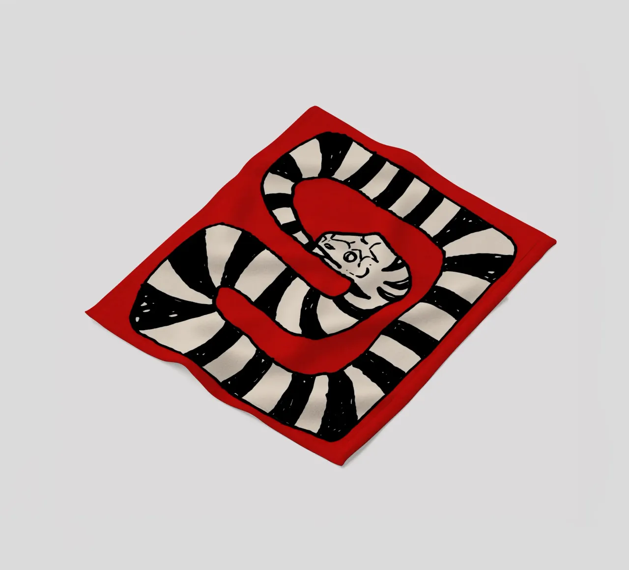 The Snake Eating Tail No2 coperta in pile da TijanaArtStudio88
