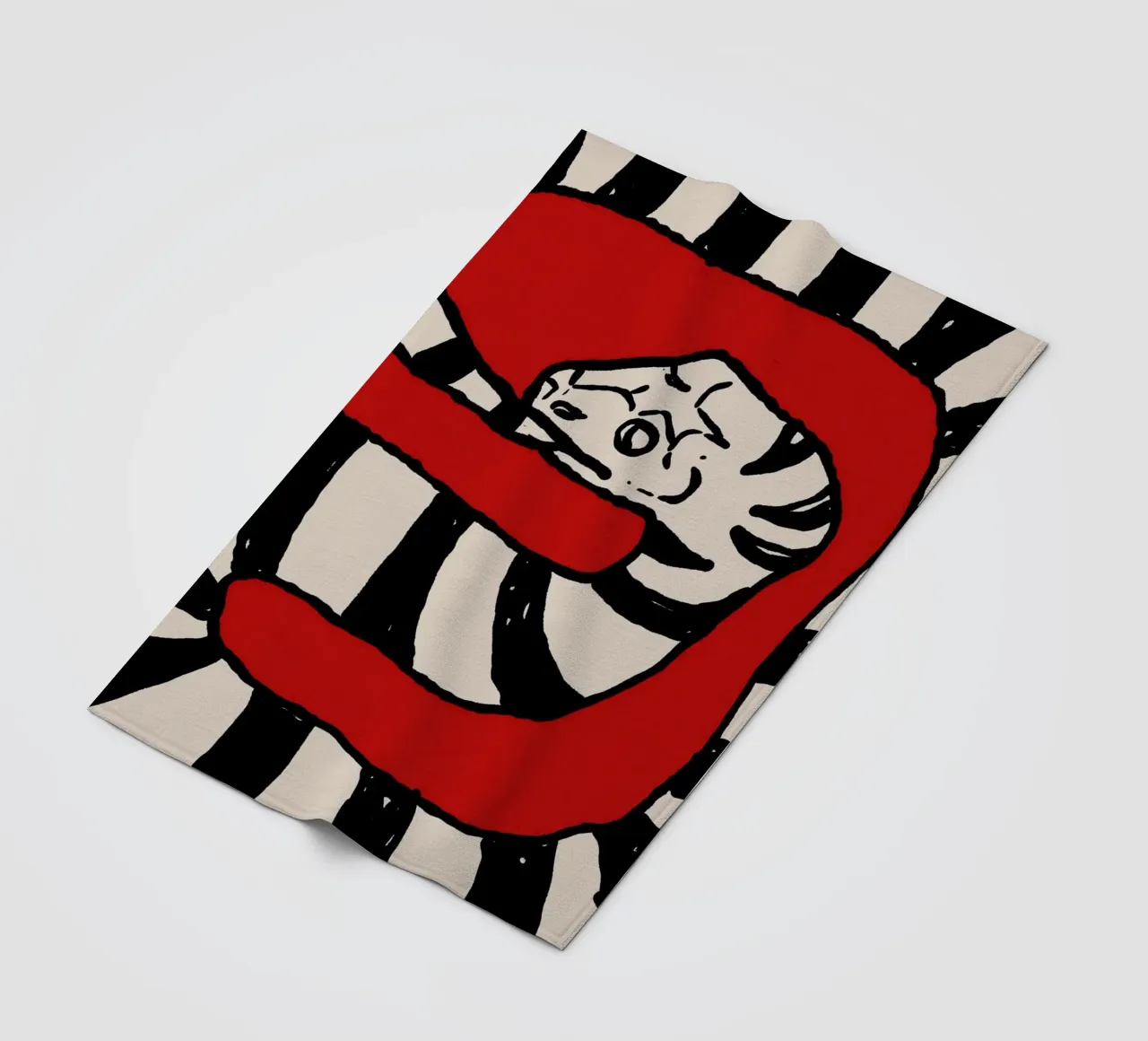 The Snake Eating Tail No2 coperta in pile da TijanaArtStudio88