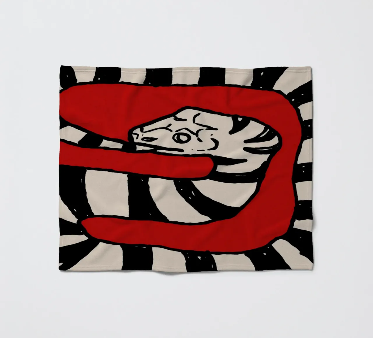 The Snake Eating Tail No2 coperta in pile da TijanaArtStudio88