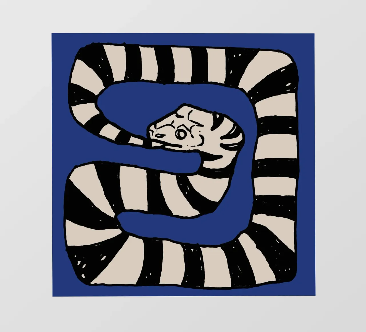 The Snake Eating Tail No3 telo in pvc da TijanaArtStudio88