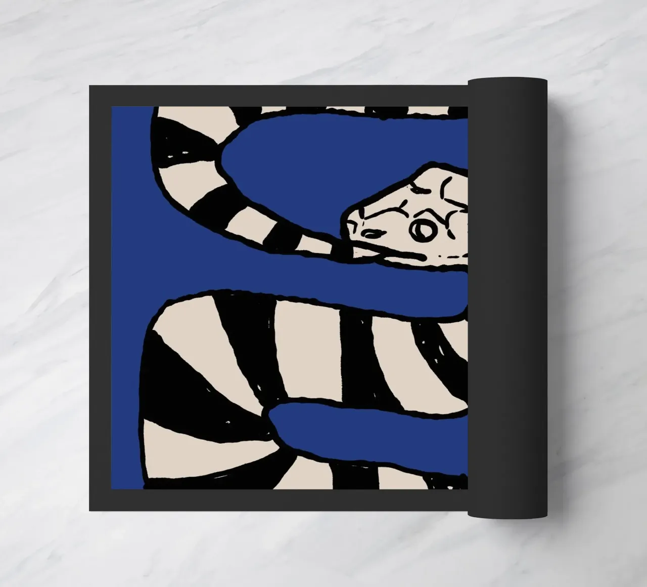 The Snake Eating Tail No3 zerbino da TijanaArtStudio88