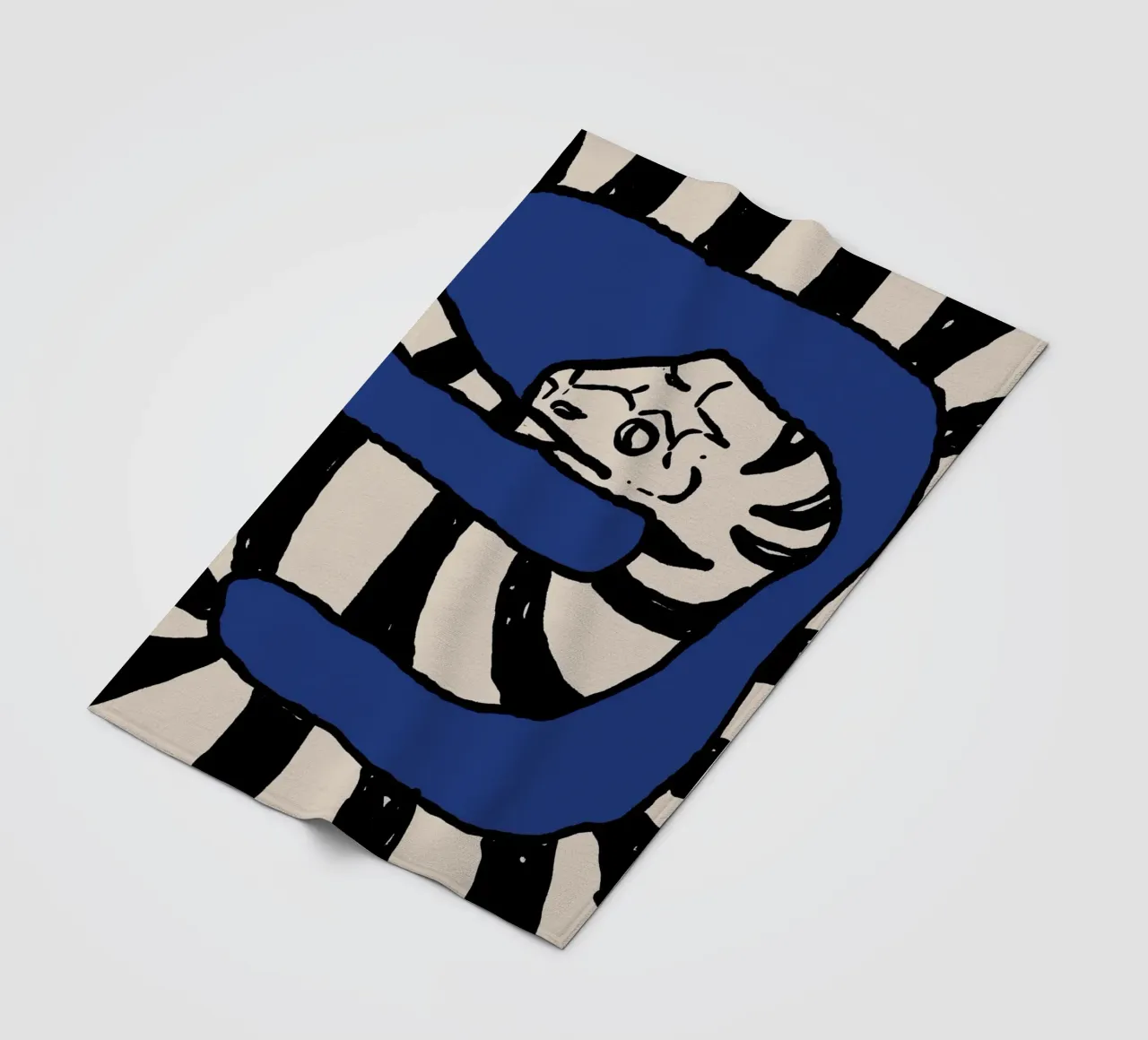 The Snake Eating Tail No3 coperta in pile da TijanaArtStudio88