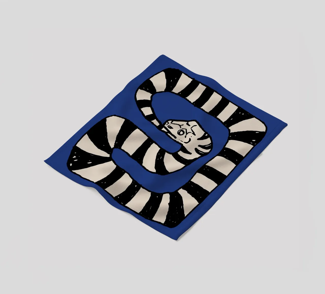 The Snake Eating Tail No3 coperta in pile da TijanaArtStudio88