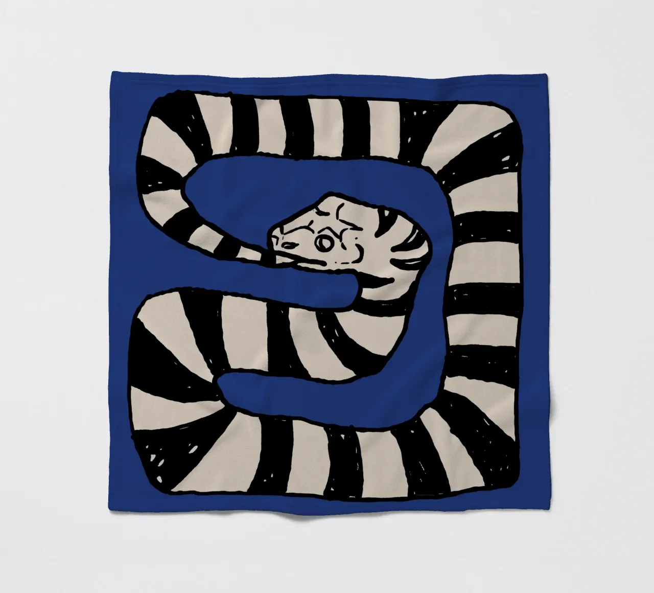 The Snake Eating Tail No3 coperta in pile da TijanaArtStudio88