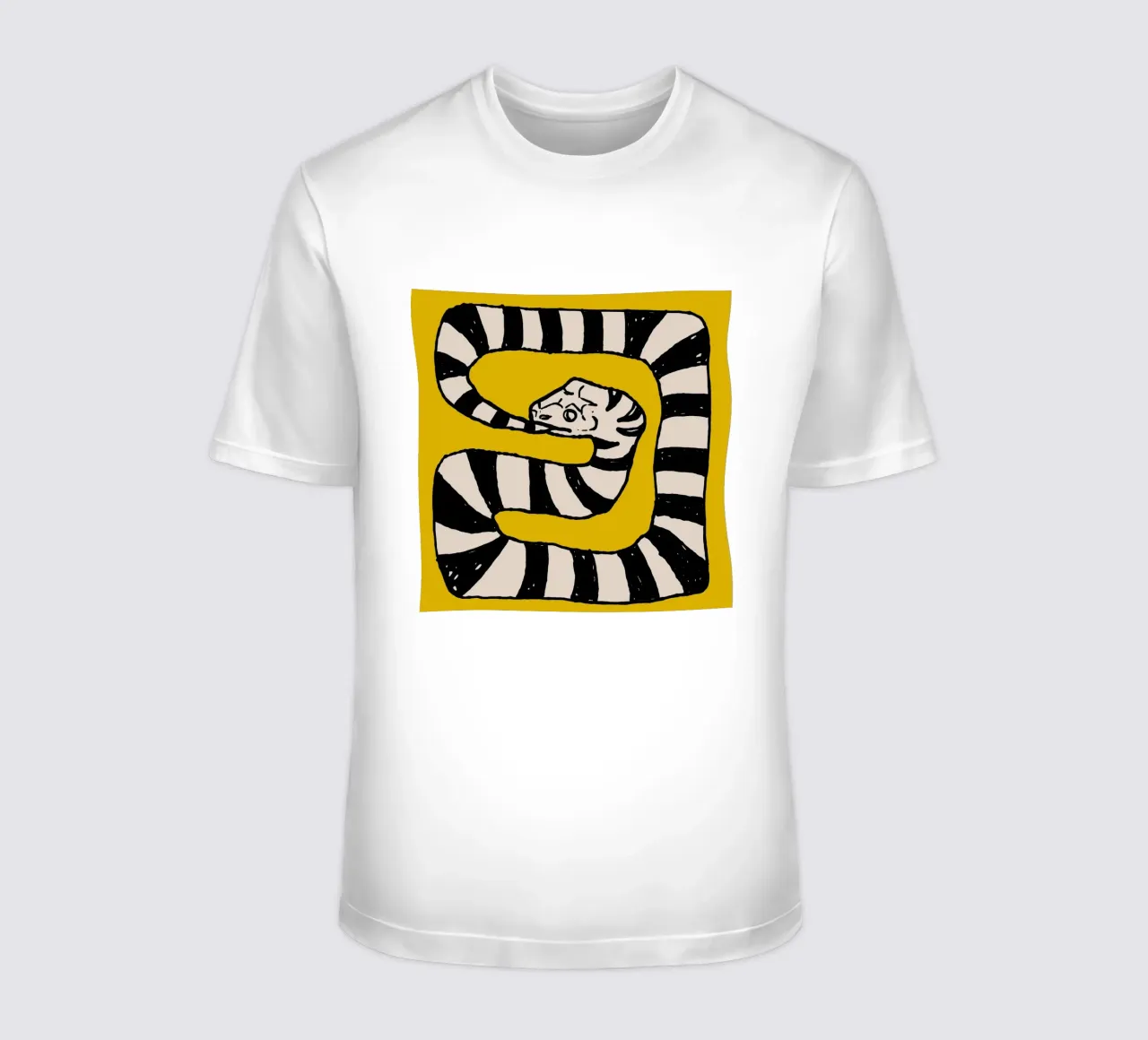 The Snake Eating Tail No4 t-shirt da TijanaArtStudio88