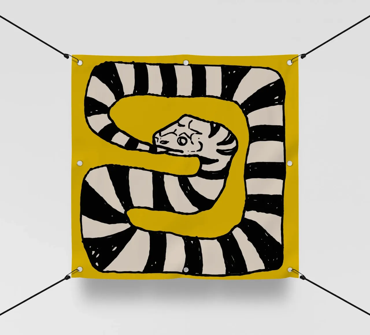 The Snake Eating Tail No4 telo in pvc da TijanaArtStudio88