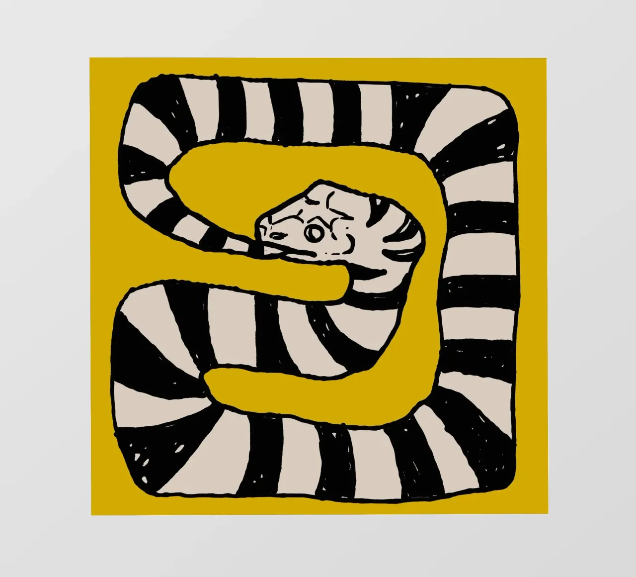 The Snake Eating Tail No4 telo in pvc da TijanaArtStudio88