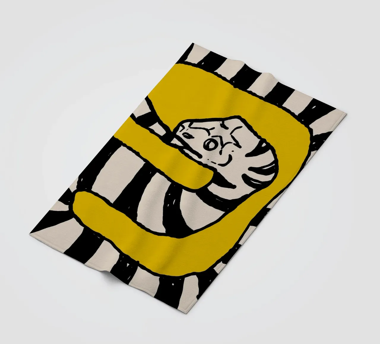 The Snake Eating Tail No4 coperta in pile da TijanaArtStudio88